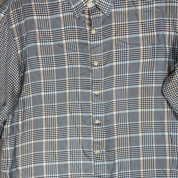 Robert Graham Shirt Men’s Size 2XL Houndstooth Plaid Flipcuff Mixed Media Luxury - Picture 6 of 16